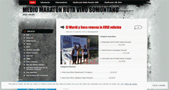 Desktop Screenshot of mediodelsomontano.wordpress.com