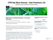 Tablet Screenshot of 1755vanness.wordpress.com