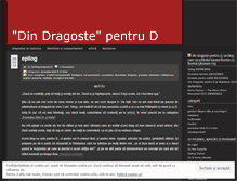 Tablet Screenshot of dindragostepentrud.wordpress.com