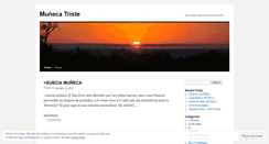 Desktop Screenshot of munecatriste.wordpress.com