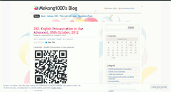 Desktop Screenshot of mekong1000.wordpress.com
