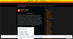 Desktop Screenshot of huntj.wordpress.com