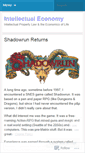 Mobile Screenshot of intellectualeconomy.wordpress.com
