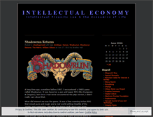 Tablet Screenshot of intellectualeconomy.wordpress.com