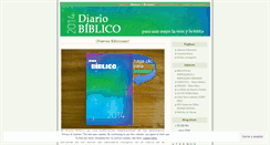 Desktop Screenshot of diariobiblico.wordpress.com