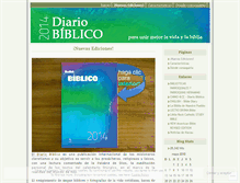 Tablet Screenshot of diariobiblico.wordpress.com