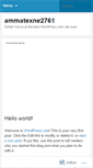 Mobile Screenshot of ammatexne2761.wordpress.com