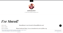 Desktop Screenshot of emmabunny.wordpress.com