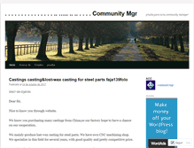 Tablet Screenshot of communitymgr.wordpress.com