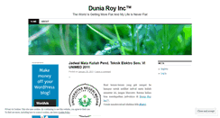 Desktop Screenshot of duniaroy.wordpress.com