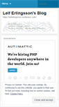 Mobile Screenshot of leiferlingsson.wordpress.com