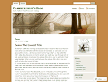 Tablet Screenshot of cashmeremist.wordpress.com