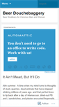 Mobile Screenshot of beerdouchebaggery.wordpress.com