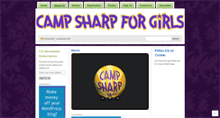 Desktop Screenshot of campsharpforgirls.wordpress.com