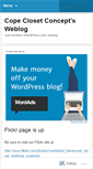 Mobile Screenshot of copeclosetconcepts.wordpress.com