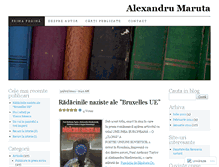 Tablet Screenshot of alexandrumaruta.wordpress.com