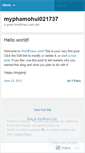 Mobile Screenshot of myphamohui021737.wordpress.com