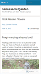 Mobile Screenshot of nanassecretgarden.wordpress.com