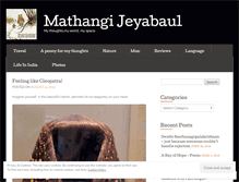 Tablet Screenshot of mathangijeypal.wordpress.com