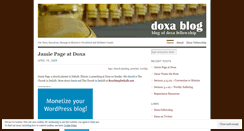 Desktop Screenshot of doxafellowship.wordpress.com