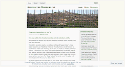 Desktop Screenshot of acrosstheborderline.wordpress.com