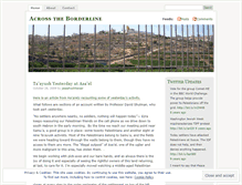 Tablet Screenshot of acrosstheborderline.wordpress.com