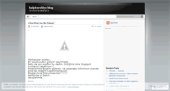 Desktop Screenshot of kalpkurabiye.wordpress.com