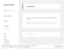 Tablet Screenshot of potencialibre.wordpress.com