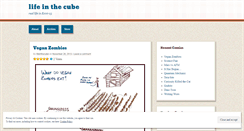 Desktop Screenshot of lifeinthecube.wordpress.com