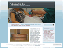 Tablet Screenshot of piedmontarthritisclinic.wordpress.com