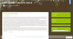 Desktop Screenshot of livejasmincreditshack.wordpress.com