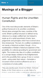 Mobile Screenshot of musingsofablogger.wordpress.com