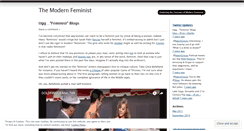 Desktop Screenshot of modernfem.wordpress.com