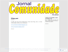Tablet Screenshot of jornalcomunidade.wordpress.com
