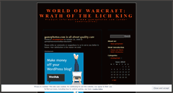 Desktop Screenshot of gamephotonwowwotlkproductsinfo.wordpress.com