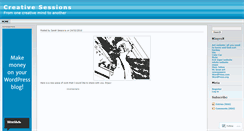 Desktop Screenshot of creativesessions.wordpress.com