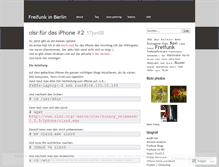 Tablet Screenshot of florianschmoelz.wordpress.com
