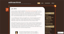 Desktop Screenshot of anthroarchivist.wordpress.com