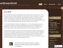 Tablet Screenshot of anthroarchivist.wordpress.com