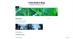Desktop Screenshot of cubixrube.wordpress.com