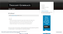 Desktop Screenshot of mentalgumbeaux.wordpress.com