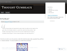 Tablet Screenshot of mentalgumbeaux.wordpress.com