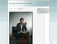 Tablet Screenshot of instrumentalcase.wordpress.com