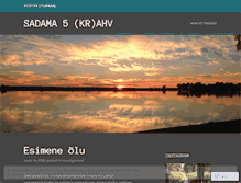 Tablet Screenshot of ouemaa.wordpress.com