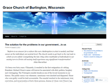 Tablet Screenshot of gracechurchburlington.wordpress.com