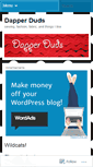 Mobile Screenshot of dapperduds.wordpress.com