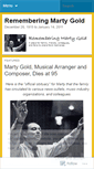 Mobile Screenshot of martygold.wordpress.com