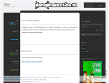 Tablet Screenshot of doreproduction.wordpress.com