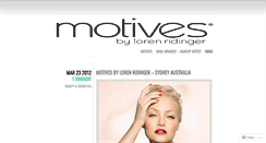 Desktop Screenshot of buymotives.wordpress.com