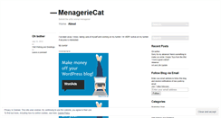 Desktop Screenshot of menageriecat.wordpress.com